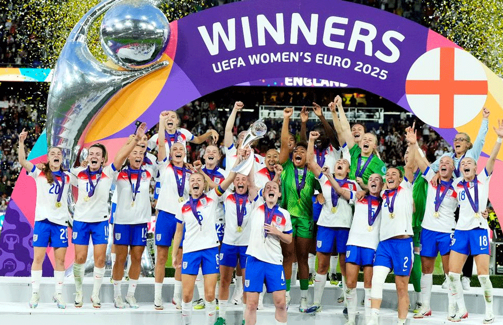 England Women's Euro 2025 win