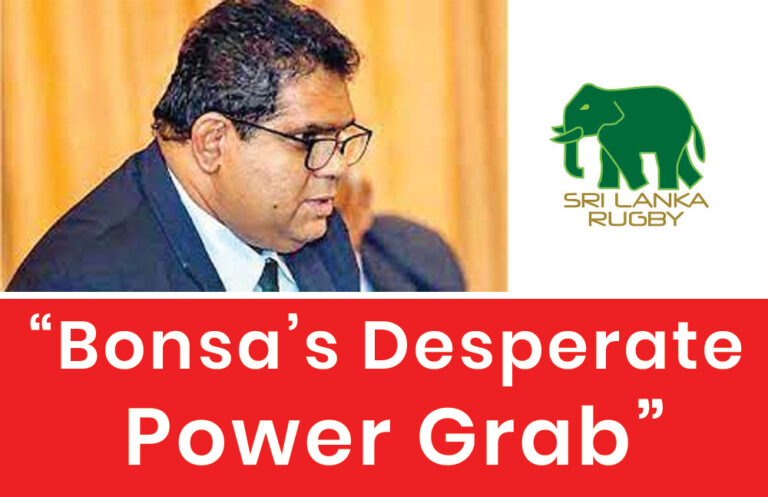 Bonsa’s Shameless Grab for Power – Rugby Fans Outraged at Lasitha Gunaratne’s Desperate Comeback