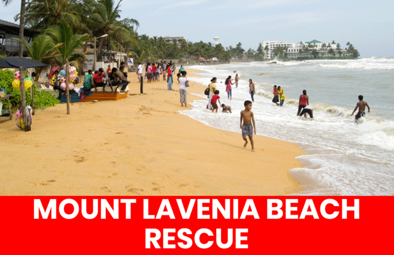 Mount Lavinia Beach teenagers rescued