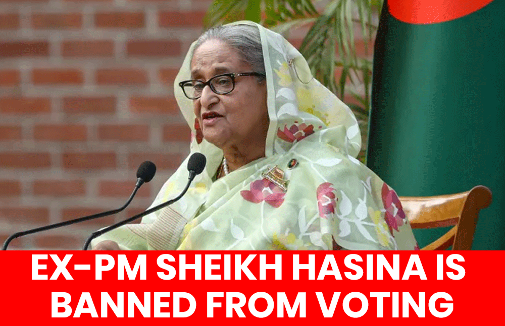 Bangladesh Locks Sheikh Hasina’s NID, Bars Her from Voting