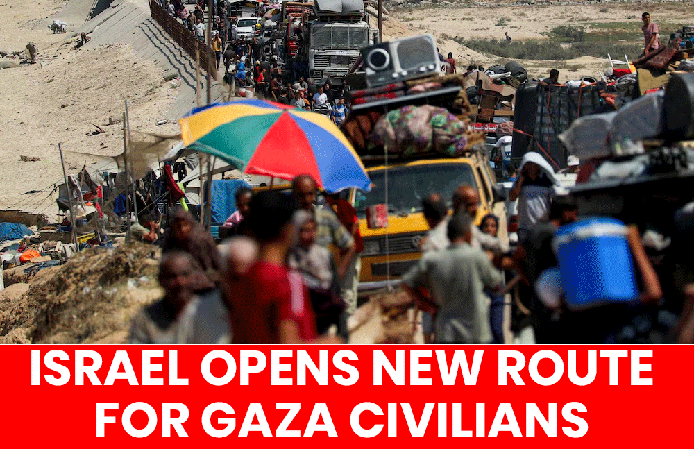 Israel Opens New Route for Gaza Civilians as Fighting Intensifies