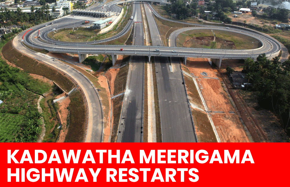 Construction of Kadawatha–Mirigama Central Expressway Section Resumes Today