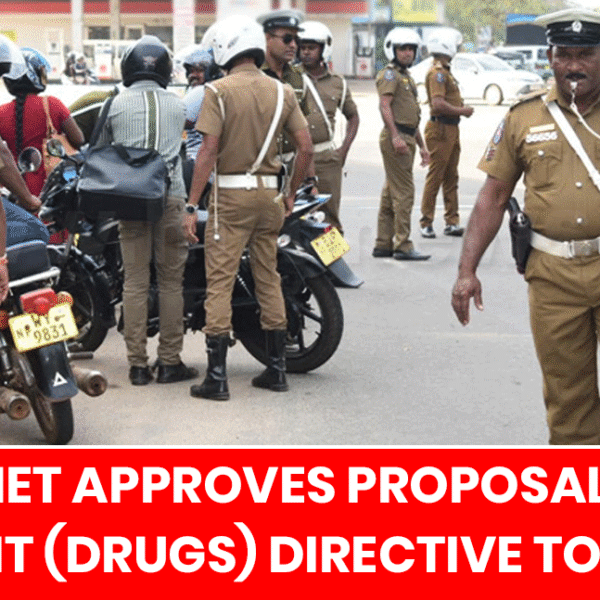 Cabinet Approves Proposal to Submit Motor Vehicles (Drugs) Directive to Parliament