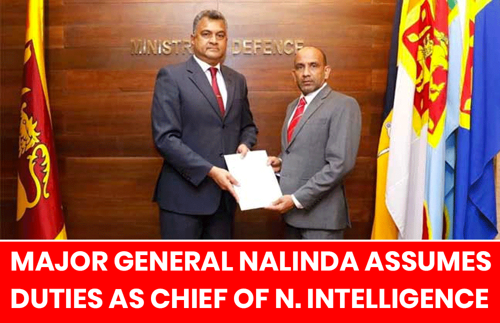 Major General (Retd) Nalinda Niyangoda Assumes Duties as Chief of National Intelligence