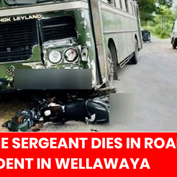 Police sergeant dies in road accident in Wellawaya