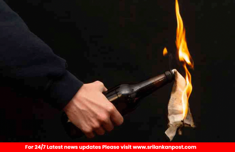 Petrol Bomb Hurled at Gintota House in Early Morning Attack
