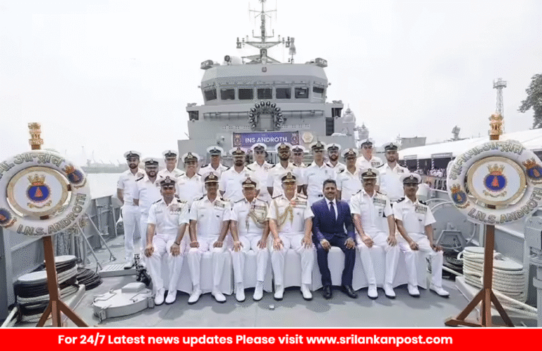 INS Tarangini Arrives in Sri Lanka for Joint Naval Training