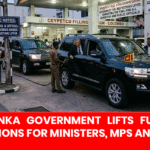 Sri Lanka Government Lifts Fuel Restrictions for Ministers, MPs and Public Officials