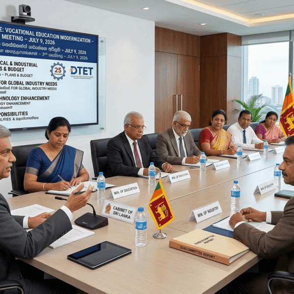 Cabinet Subcommittee Reviews Development of 25 Technical and Industrial Colleges in Sri Lanka