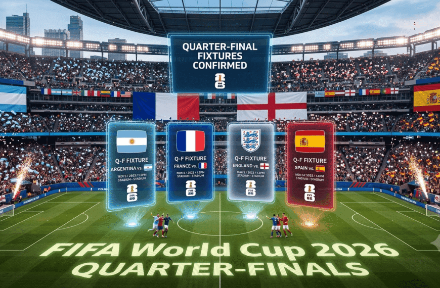 FIFA World Cup 2026 Quarter-Final Fixtures Confirmed: Argentina, France, England and Spain Chase Semi-Final Spots