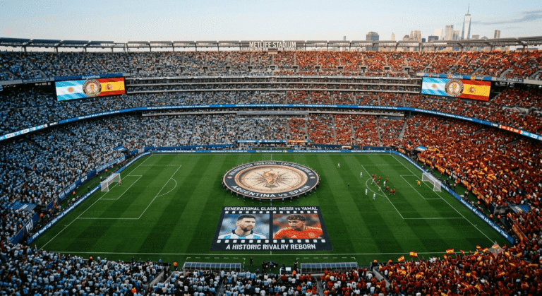 Argentina face Spain in the FIFA World Cup 2026 final as Lionel Messi and Lamine Yamal headline a historic clash at the New York-New Jersey Stadium.