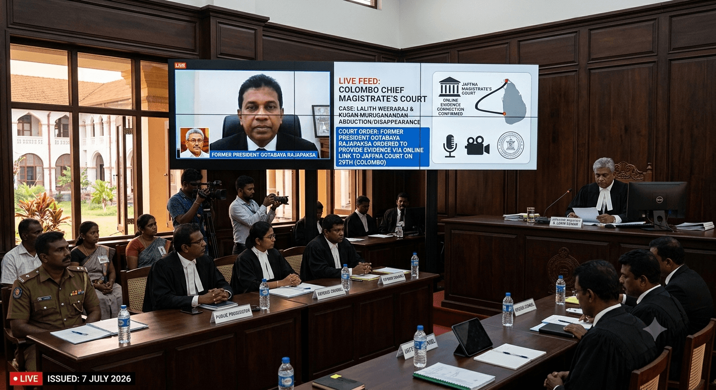 Court Orders Gotabaya Rajapaksa to Give Evidence in…