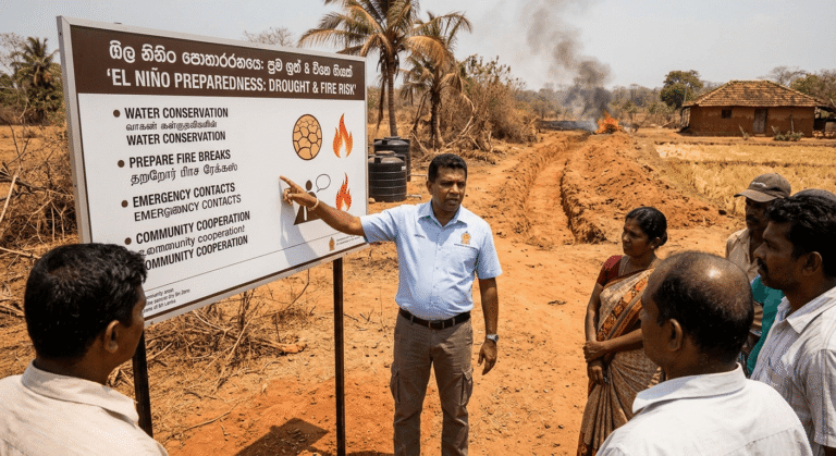 Sri Lanka Prepares for Possible El Niño Impacts Including Drought and Wildfires