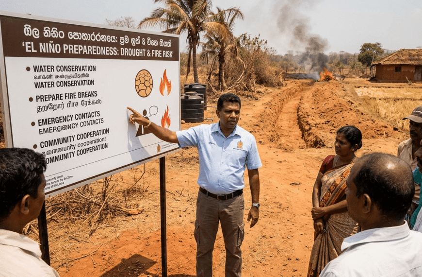 Sri Lanka Prepares for Possible El Niño Impacts Including Drought and Wildfires