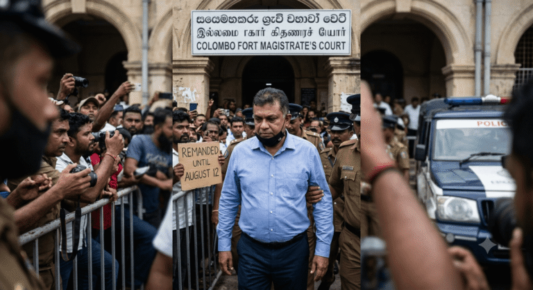 Former Gotabaya Rajapaksa Secretary Sugeeshwara Bandara Remanded Until July 30