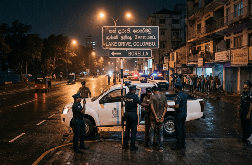 Police Arrest Suspect Linked to Dematagoda Shooting Attempt