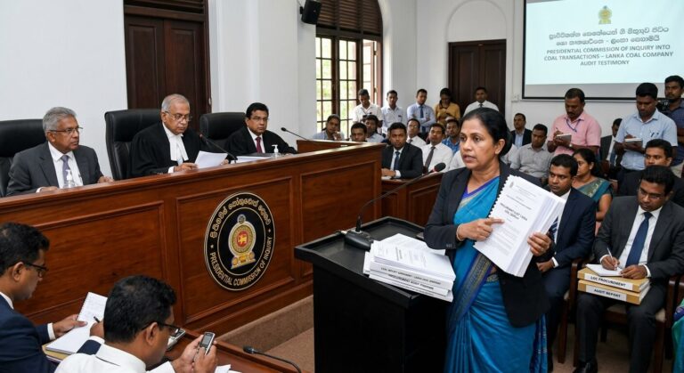 Lanka Coal Company Audit Officer Raises Concerns Over Procurement Procedure An audit officer of the Lanka Coal Company has raised concerns over delays and procedural irregularities in the submission of procurement documents related to Sri Lanka’s coal imports, the Presidential Commission of Inquiry investigating coal transactions was informed. Lanka Coal Company Audit Officer Indra Kumari made the revelations while giving evidence before the Commission on Tuesday (18). According to Kumari, the proper procurement procedure requires the Lakvijaya Coal Power Plant to first submit formal documentation specifying the quantity of coal required before the Lanka Coal Company begins the procurement process. However, she told the Commission that procurement documents had in some instances been submitted to the relevant ministry based on estimates prepared by the Lanka Coal Company, without first obtaining the required documentation from the Lakvijaya Power Plant. The audit officer emphasized that the Lanka Coal Company was responsible for obtaining and verifying the power plant's actual coal requirements before initiating procurement proceedings. Questions Over Coal Procurement Process Kumari also provided information regarding a company identified as Potensia, which participated in the bidding process for the 2024–2025 coal import season. According to her testimony, Potensia entered the procurement process with a bid that was lower than those submitted by competing bidders. The Commission was also informed that the Lanka Coal Company had failed to provide information requested for the preparation of an audit report concerning the period relevant to the coal imports under investigation. Kumari said several letters requesting the necessary information had been sent to the company, but responses were not received. She added that reminder letters were subsequently issued, but the requested information was still not provided. As a result, the lack of cooperation and missing documentation made it extremely difficult to complete the final audit report, she told the Commission. The Presidential Commission is continuing its examination of procurement procedures, documentation and other matters relating to Sri Lanka's coal imports. Read more articles like this on www.srilankanpost.com