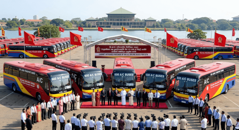 Sri Lanka Cabinet Approves Purchase of 600 Air-Conditioned Buses for SLTB