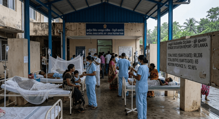 Sri Lanka Dengue Cases Surpass 90,000 as 65 Deaths Reported