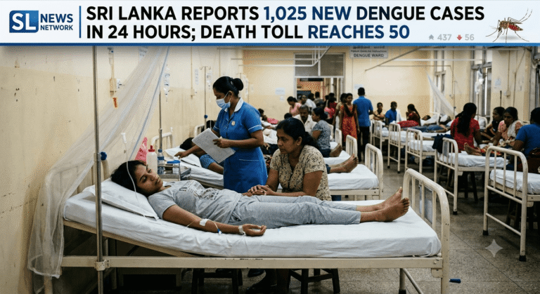 Sri Lanka Reports 1,025 New Dengue Cases in 24 Hours; Death Toll Rises to 50