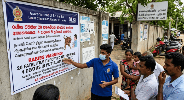 Sri Lanka reports 20 rabies-related deaths so far, with four fatalities recorded in Puttalam District, as authorities stress the importance of prevention.