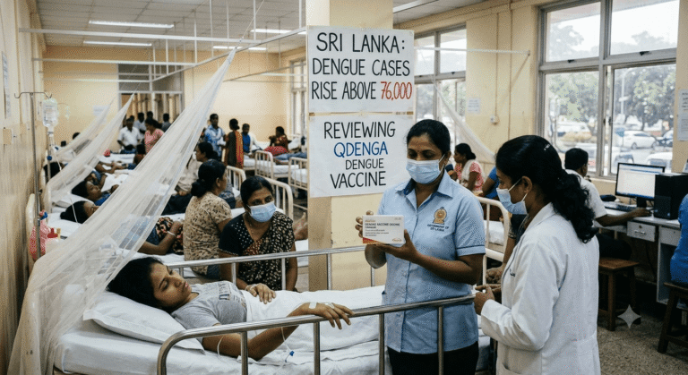 Sri Lanka Reviews Qdenga Dengue Vaccine as Dengue Cases Rise Above 76,000