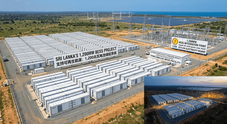 Sri Lanka to Introduce 1,200MW Battery Energy Storage System to Support Renewable Energy
