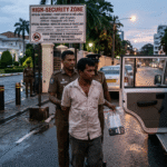 Cinnamon Gardens Police have arrested a 40-year-old rental driver accused of recording video footage near the official residences of Sri Lanka’s Chief Justice and IGP.